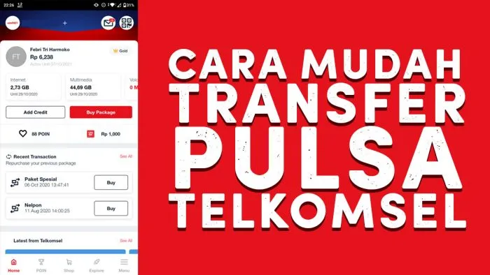 Cara Transfer Pulsa Telkomsel Lewat Sms 858