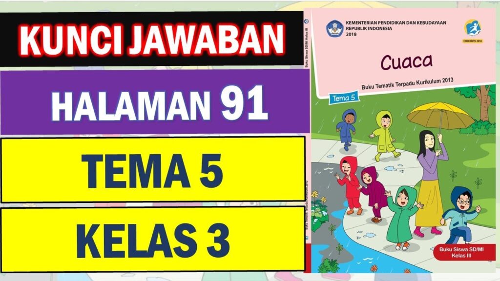 Kunci Jawaban Tema 5 Kelas 3 Halaman 119