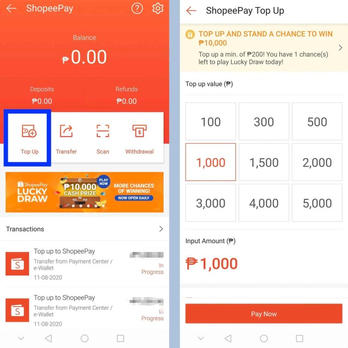 Cara dari dana ke shopeepay