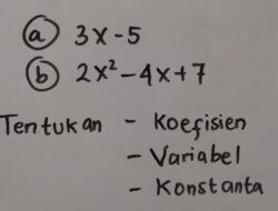 Terangkan yang Dimaksud Konstanta dalam Ilmu Matematika , Cek Contoh Lengkapnya Disini