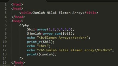 Jelaskan yang Kalian Ketahui tentang Fungsi Array