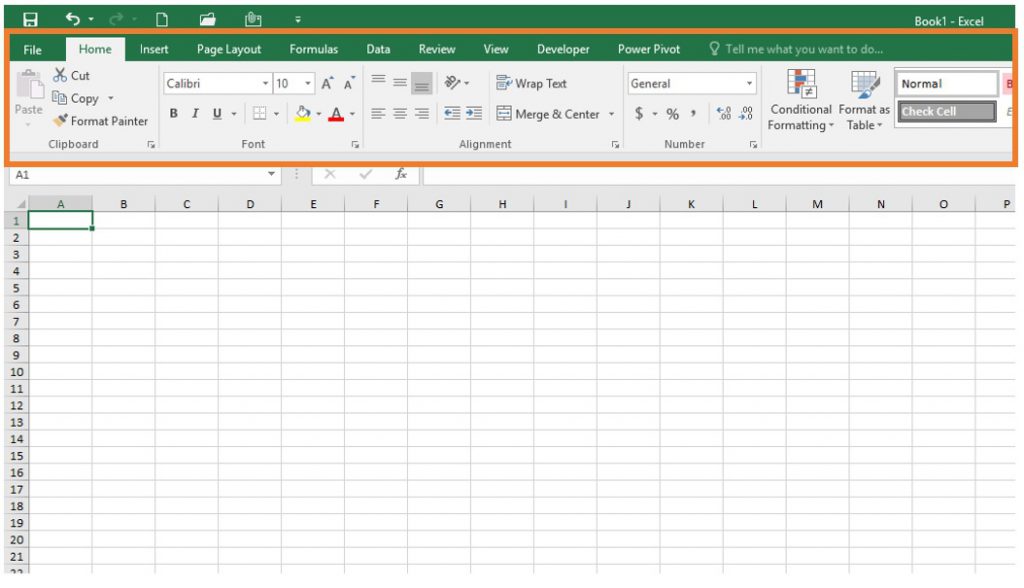 Jelaskan Hubungan Antara Ribbon Tab dan Kelompok Perintah dalam Excel