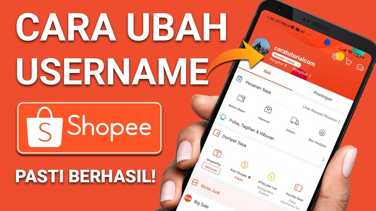 Cara Ubah Username Shopee 2025